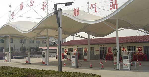汽車(chē)停車(chē)棚膜結(jié)構(gòu)