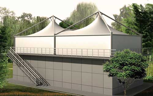 海濱娛樂(lè)休閑建筑膜結(jié)構(gòu)
