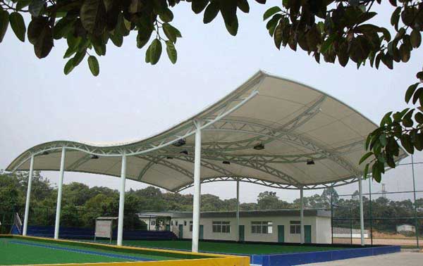 浙江杭州星野花苑北區(qū)、光明小區(qū)修建電動(dòng)自行車膜結(jié)構(gòu)停車棚工程