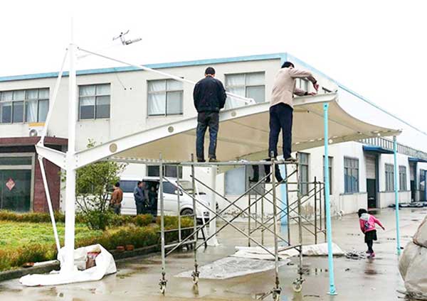 東莞市高埗鎮(zhèn)公用事業(yè)服務中心景觀膜結構
